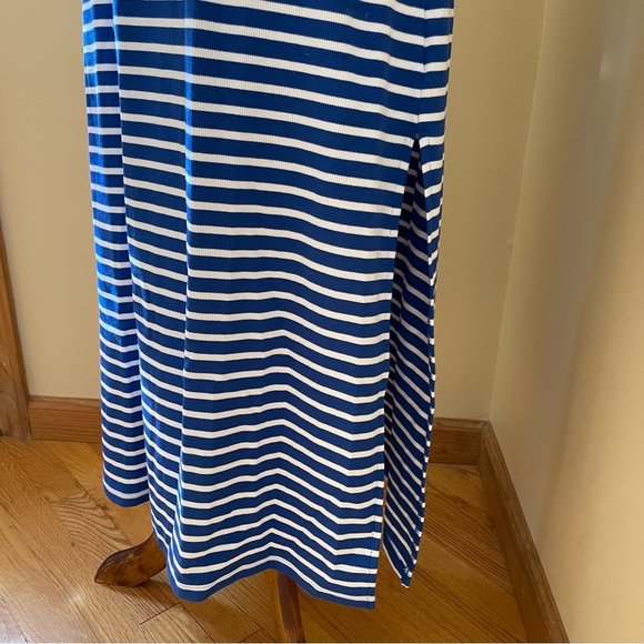LOFT Stripe Ribbed Bra Maxi Dress - Picture 6 of 8